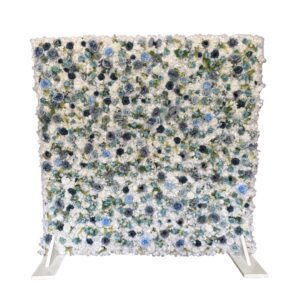 Blue And White Rose Backdrop