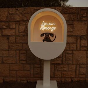 White Audio Guestbook set