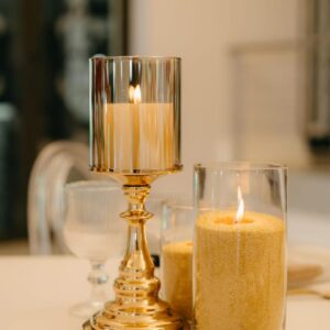 Gold Candle Stand