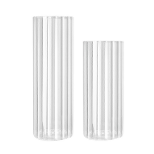 Cylinder vases ripple