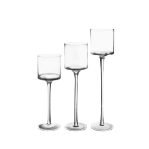 3 Piece cup candle holder