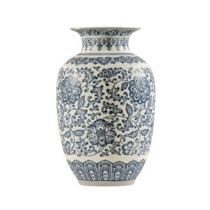 Blue and White Delft Tall Vase Medium