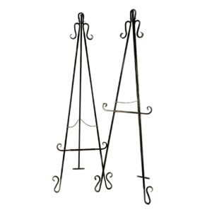 Decorative Black Easels